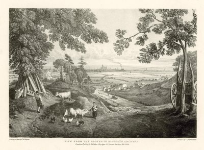 ಹೈಗೇಟ್ ಆರ್ಚ್ವೇ ಟರ್ಕ್ನ ಇಳಿಜಾರುಗಳಿಂದ ವೀಕ್ಷಿಸಿ by Thomas Mann Baynes