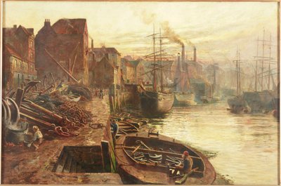 Eski Sunderland, 1885 by Thomas Marie Madawaska Hemy
