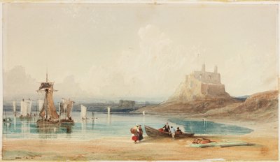 Kutsal Ada (kağıt üzerine sulu boya) by Thomas Miles Richardson
