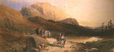 Tepeden Dönüş (suluboya) by Thomas Miles Richardson