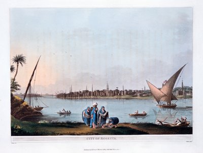Rosetta Şehri, 1801 by Thomas Milton