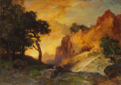Bir Yan Kanyon, Büyük Kanyon, Arizona, 1905 by Thomas Moran