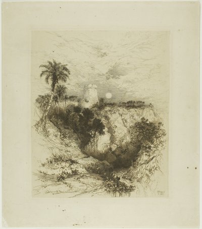 Bir Cortez Kulesi by Thomas Moran