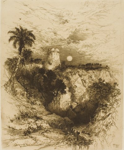 Cortez Kulesi - Meksika by Thomas Moran