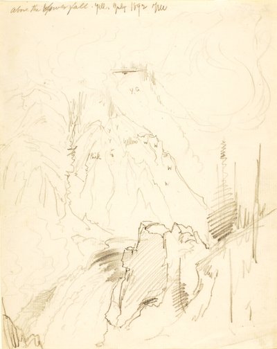 Aşağı Sonbaharın Üstünde, Yellowstone by Thomas Moran
