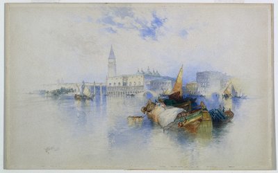 San Marco Havzası by Thomas Moran