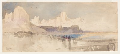Rio Virgin Kanyonu, Güney Utah by Thomas Moran