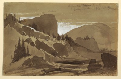 Çizim, Meadow Creek Yakınları, Utah, 25 Temmuz 1871 by Thomas Moran