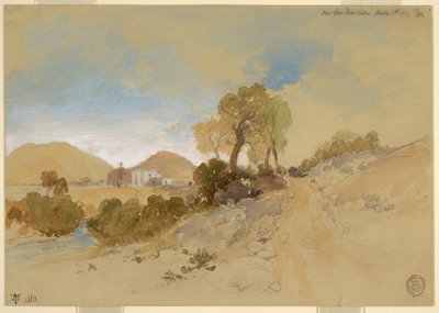 Çizim, San Francisco Yakınları, Meksika, 1 Mart 1883 by Thomas Moran