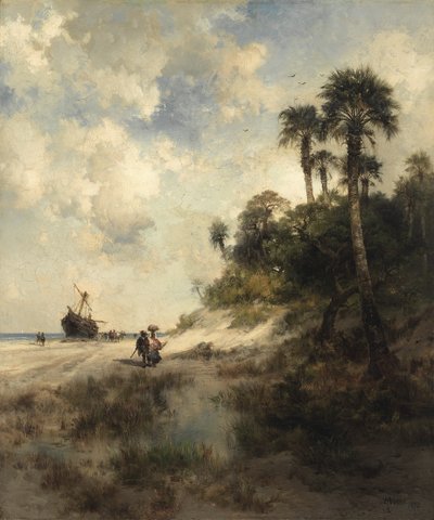 Fort George Adası, Florida by Thomas Moran