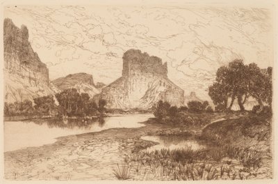 Green River, Wyoming Bölgesi by Thomas Moran