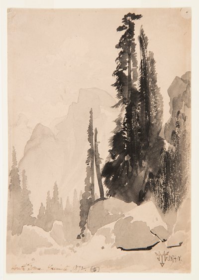 Yarım Kubbe, Yosemite by Thomas Moran