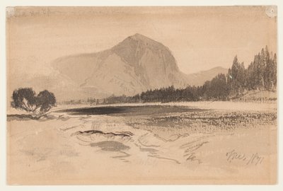 Bahçıvan Nehri üzerinde Kaplıca by Thomas Moran