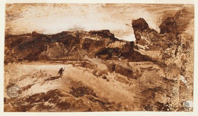 Çölde, Arizona by Thomas Moran