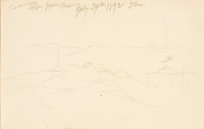 Dişi Aslan ve Yavruları, Yukarı Gayzer Havzası by Thomas Moran