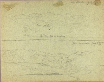 Sheridan yakınlarında, 3 Temmuz 1892 by Thomas Moran