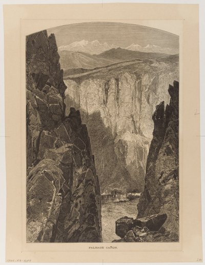 Palisade Ca ~ olmayan by Thomas Moran