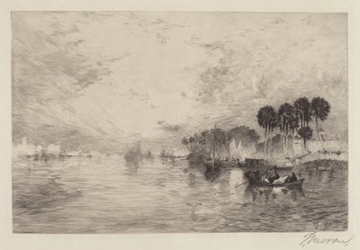 Aziz John Nehri, Florida by Thomas Moran