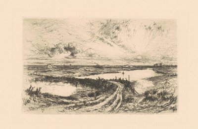 Gündoğumu—Gölet, Easthampton, Long Island by Thomas Moran