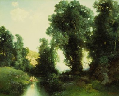 Banyo Deliği, Cuernavaca, Meksika, 1913 by Thomas Moran