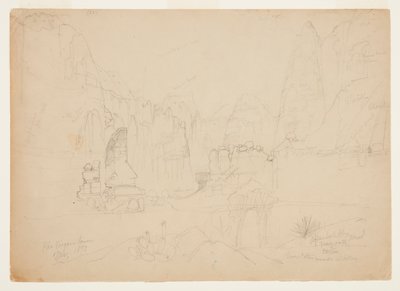 Rio Virgin Kanyonu, Güney Utah by Thomas Moran