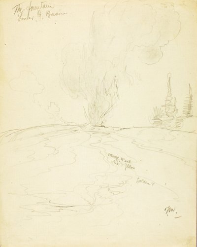 Çeşme, Aşağı Gayzer Havzası, Yellowstone by Thomas Moran