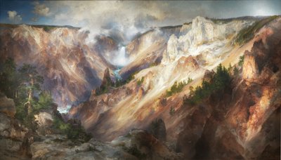 Yellowstone Büyük Kanyonu by Thomas Moran