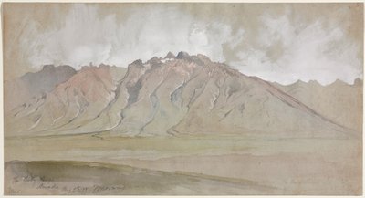 Ruby Sıradağları, Nevada, 1879. by Thomas Moran