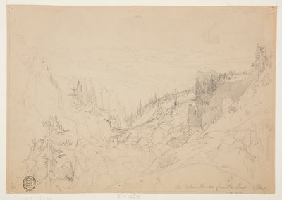 Doğudan Teton Sıradağları by Thomas Moran