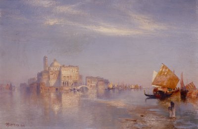Venedik manzarası by Thomas Moran