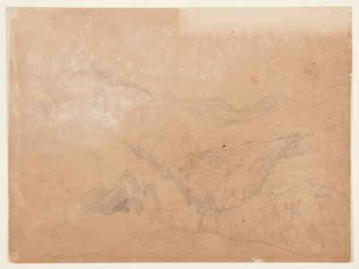 Yellowstone, Kule Şelalelerinin Üstünde by Thomas Moran