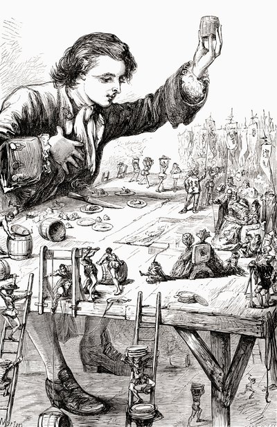 İmparatorluk Majesteleri, kendisinin ve kraliyet eşinin benimle yemek yeme mutluluğuna sahip olmasını istedi, 1875 dolaylarında yayınlanan 