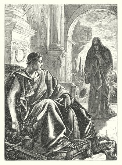 Cumaean Sibyl (gravür) by Thomas Morten