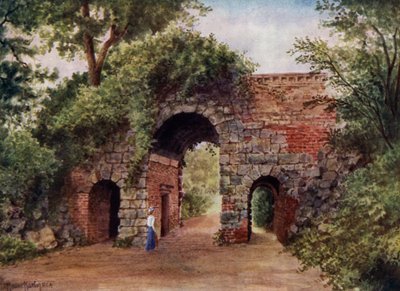 Kew Bahçeleri: Harabe Kemer (renkli taş) by Thomas Mower Martin