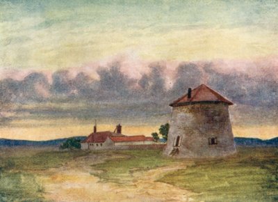 Martello Kulesi, İbrahim Ovası (renkli taş baskı) by Thomas Mower Martin