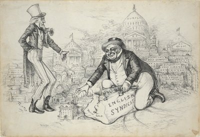 İngiliz Sendikası (İngiliz Altını) by Thomas Nast