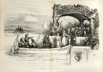 Uluslararası Hukuk - Daha İyi Yol..., 1874 (ahşap gravür) by Thomas Nast