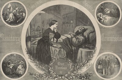 Birleşik Devletler Sağlık Komisyonu: Kahramanlarımız by Thomas Nast