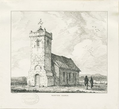 Dunston Kilisesi: karakalem by Thomas Peploe Wood