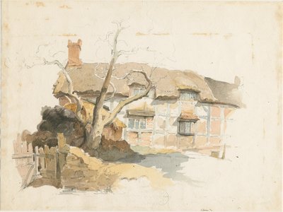 Wolseley - Kulübe: sulu boya, nd [1817-1845] by Thomas Peploe Wood