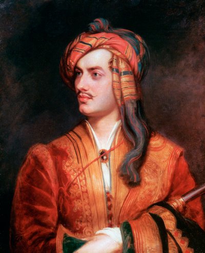 Arnavut Elbiseli Rochdaleli Byron, 1813 by Thomas Phillips