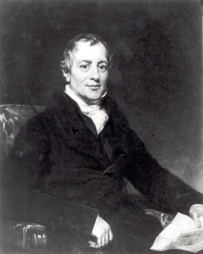 Thomas Hodgetts tarafından oyulmuş David Ricardo