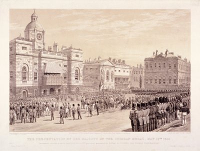 Kırım Madalyasının Kraliçe Victoria tarafından Albay Sir Thomas Trowbridge