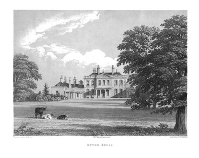 Upton Evi, 19. yüzyılın ortalarında. by Thomas Picken