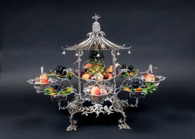 chinoiserie eperge by Thomas Pitts