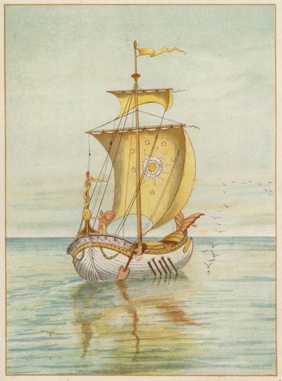 Perseus ve Andromeda ayakta (renkli taş) by Thomas Ralph Spence
