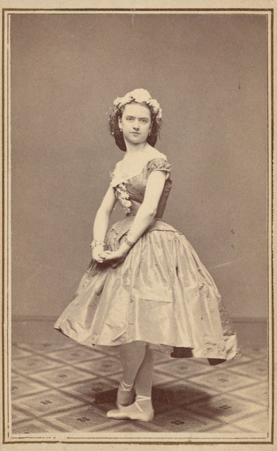 Bir Bale Dansçısının Portresi,c. 1860 (fotoğraf) by Thomas Rice Burnham