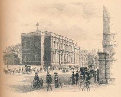 Ziyafet Salonunun Dış Görünümü, Whitehall Sarayı, 1902 by Thomas Robert Way