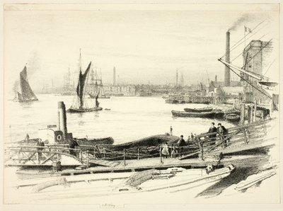 Batı Hindistan Rıhtımı by Thomas Robert Way
