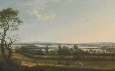 Knock Ninney'den Lough Erne, Bellisle uzakta, County Fermanagh, İrlanda by Thomas Roberts